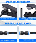 Instructions using 55 Piece Air Line Tubing Kit With 1/4 And 3/8 Inch DOT Air Lines; cutting and connecting tips shown.