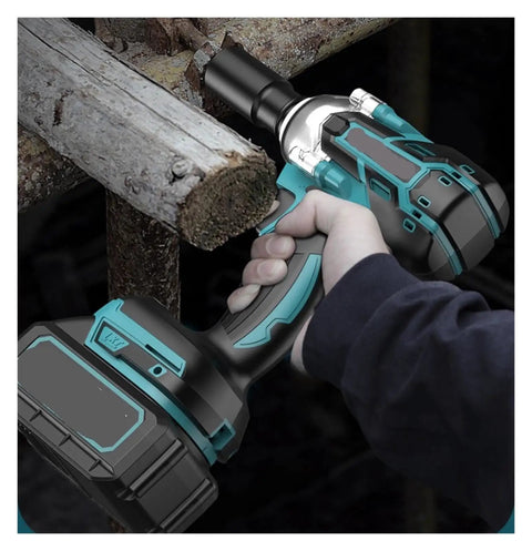 Gangsuqd Brushless Impact Wrench Super High Torque Cordless Rechargeable Electric Power Tool For Tire Repair Truck RV Car Home Use Ergonomic Grip Long Lasting Motor Lightweight Design