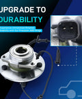 Front Wheel Bearing And Hub Assembly For Ram 1500 And Ram 1500 Classic 2012 To 2022 Front Left And Right 5 Lug Hub With ABS Sensor Wire
