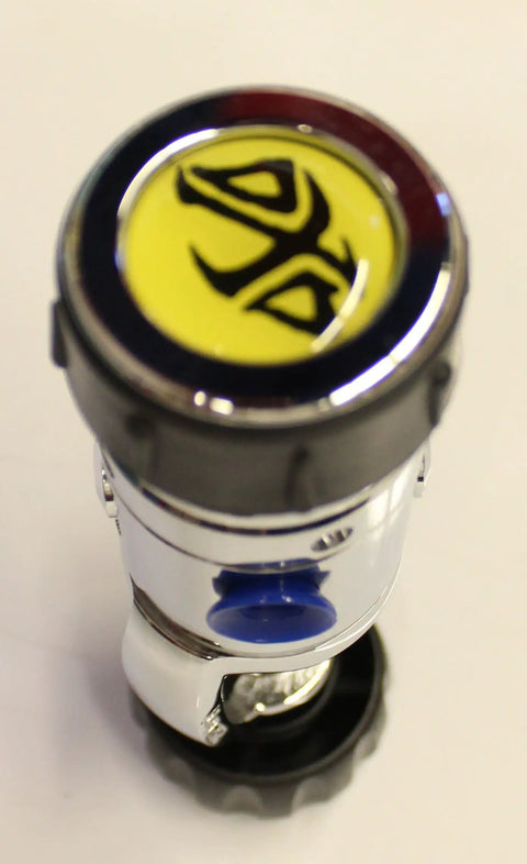 Yoke Piston First Stage Regulator For Scuba Diving Gear FS 810, top view with yellow accent detail
