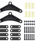 Trailer Shackle Kit For Tandem Axle With Double Eye Springs For 3.5K To 5.2K Axles Includes Equalizer Nylon Bushings Shackle Straps