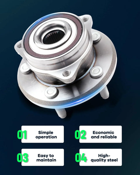 Front Wheel Hub Bearing Assembly 513324 for Dodge Durango 2011-2018 and Jeep Grand Cherokee 2011-2018