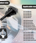 Windshield Washer Hose Kit component with size guide and applicable car models listed, part of DIY upgrade system.