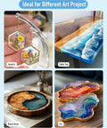 2 Gallon Crystal Clear Epoxy Resin Kit Pro Grade All In One Studio Set used in jewelry, tabletops, home decor, and art projects