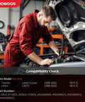 Mechanic checking vehicle engine for Hydraulic Power Steering Rack And Pinion Assembly For Toyota Land Cruiser 1998 To 2002 And Lexus LX470 1998 To 2002 V8 4.7L New Unit Leak Resistant Direct Fit Left Hand Drive Only Ref 26 2603 97 2603 compatibility