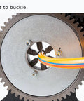Professional Manual Hose Crimper Tool With Large Gear Press System For 6 To 32 Mm Tubing, showing rubber hose in crimping process.