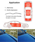 Car Dent Puller Kit For Paintless Dent Repair Induction Heater Hotbox Before and After Results on Auto Body