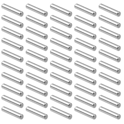 Universal 2X10mm Dowel Pin Wheel Hex Pins For RC Cars 60-Piece Set, 304 stainless steel, suitable for HSP Redcat WLtoys models