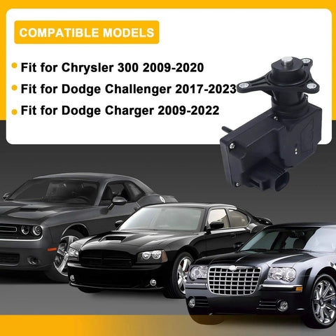 Disconnect Solenoid Locker Actuator Direct Fit Replacement For Chrysler 300 2009-2020, Plug And Play Dodge Challenger 2017-2023, And Dodge Charger 2009-2022 Easy Install OEM Style Part, black plastic