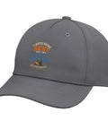 Forklift Humor Adjustable Baseball Hat For Warehouse Drivers And Logistics Pros Slate Gray Printed Cap With Forklift Theme