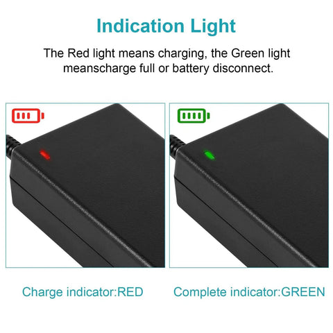 Beefy 54.6V 2A Ebike Charger For 48V Lithium Batteries 13S Pack Fast Charge With 5.5mm 2.1mm DC Plug 100 240V Input Works With Rad Power Lectric Aventon Himiway Ecotric Sondors Hiboy ViVi Jasion Eb7 And More