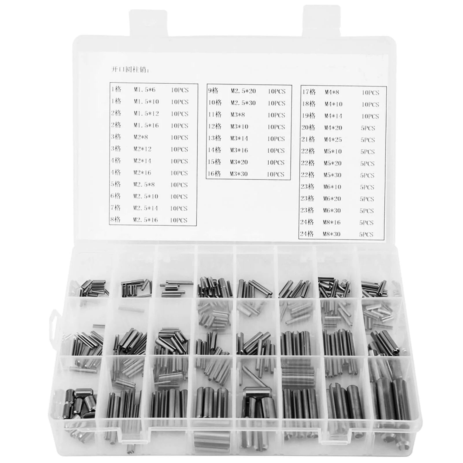 Stainless Steel Spring Pin Kit Heavy Duty & Durable