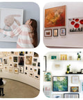 Tough As Nails Heavy Duty Picture Hanging Kit With Slick Storage Box and Rust Proof Hardware used to hang various framed art.