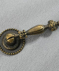 Vintage Bronze Cupboard Pull Handle For Cabinets And Drawers Easy Install Retro Antique Wardrobe Door Pull 6.6cm Length