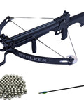 Beefy 100Lb Repeating Compound Crossbow With Steel Balls And Bolts, 30 Ball Magazine, Shoots 8Mm Steel Balls, crossbow view