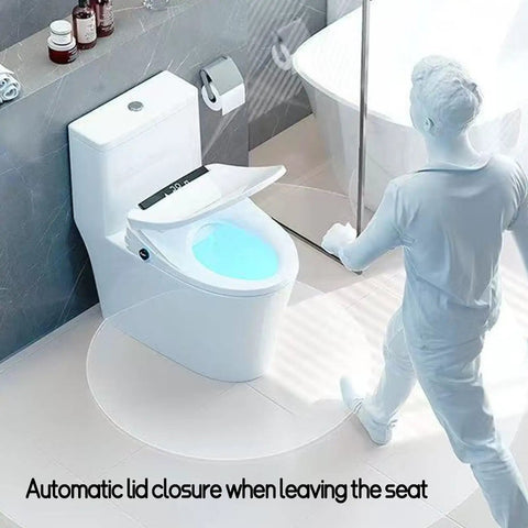Heated Smart Bidet Toilet Seat With Self Cleaning Stainless Steel Nozzle And Adjustable Water Pressure Vortex Wash Plus Warm Air Dryer Led Nightlight Slow Close Seat For No Sweat Diy Install And Downright Sweet Comfort with automatic lid closure.