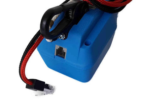 Heavy Duty Data Safe Telephone Test Set LTS 48 Butt Set RJ11 jack close-up