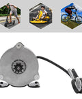 Daily Driver 24 Volt 500 Watt Gear Reduction Brushed DC Motor with mount and wire for electric bike upgrades.