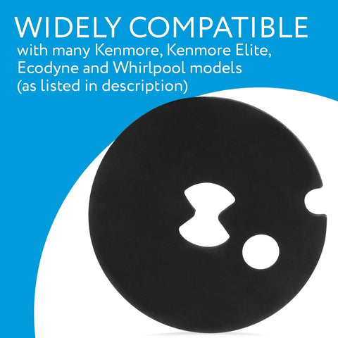 Water Softener Venturi Gasket Replacement Kit, 3 Pack Silicone Gaskets, Fits Whirlpool Kenmore Elite Ecodyne, single gasket view