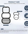 Image showing sizes for Honda Civic Si 1999 2000 VTEC Solenoid Gasket Kit Replacement Upper And Lower Head Valve Gasket Set Spool Valve.