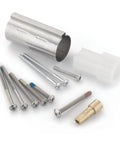 One Inch Handle Extension For Posi Temp Single Handle Tub And Shower Faucets Chrome Finish Upgrade DIY Friendly Easy Install Replacement Part For Tub And Shower Fits Posi Temp Systems, with screws and fittings on display