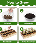Steps to use Ultimate Easy-Peasy 8 Herb Indoor Garden Starter Kit for Newbies with Seeds Dill Sage Mint Parsley and More Complete Set