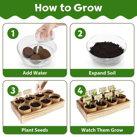 easy peasy indoor plant food Ultimate 8 Herb Indoor Garden Kit