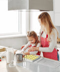 Two Pack Large Capacity Deviled Egg Carrier Tray With Lids Holds 60 Eggs Total Clear Plastic Egg Holder on kitchen countertop
