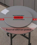 Smooth Operator Wooden Lazy Susan Turntable For Dining Table Heavy Duty Rotating Serving Tray With Matte Grey Finish size dimensions on a round table.