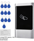 Outdoor IP65 Wiegand Access Control System With Touchscreen Keypad, Dual Frequency 125kHz And 13.56MHz Card Reader, Weatherproof Metal Housing, Ideal For Single Entry Doors, Supports Up To 15000 Users, with RFID key fobs