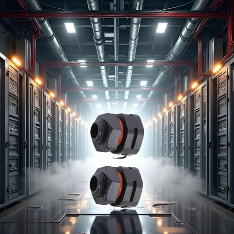 Two Pack IP68 Industrial Breather Vent With M12x1.5 Pressure Equalization Valve in server room for dust and water protection