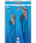 Two Piece Tongue And Groove Pliers Set 9.5 Inch And 12 Inch Slip Joint High Carbon Steel with packaging