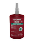 Heavy Duty Threadlocker For Metal Fasteners, 250 mL bottle with red label and applicator cap, used for locking fasteners in place.