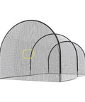 Baseball Batting Cage Net Training Equipment For Backyard And Home Practice Pro Grade Durable Fiberglass Poles With Polyester Netting