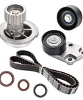 Chevy Aveo Timing Belt Kit With Water Pump For 2004 2005 2006 2007 2008 1.6L DOHC 16V Engine Aveo5 Replacement Belt Kit parts shown