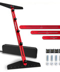 Adjustable Stair Tread Template Angle Finder With Heavy Duty Aluminum Frame And Grippy Rubber Pads delivering precise angle measurements.