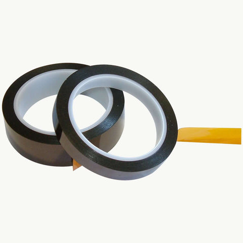 Polyimide Film Tape With Silicone Adhesive for wave solder, amber, transparent, 2 mil thick, 3/8 inch wide, 36 yards, PCB protection