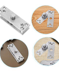 Beefy Heavy Duty 360 Degree Rotation Stainless Steel Concealed Door Pivot Hinge For Cabinets And Bookcases Hidden Door Hardware