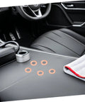 120 Pcs Metal Welding Washers Round Iron Dent Repair Kit For Auto Body Paintless Dent Removal DIY Dent Puller Discs And Welding Ring Washers Heavy Duty Pro Grade Car Body Repair Tool Set For Quick Flexible Dent Fix on car seat