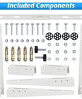 Beefy Heavy Duty Outdoor Wall Mount Bracket For Ductless Mini Split Air Conditioners hardware components included
