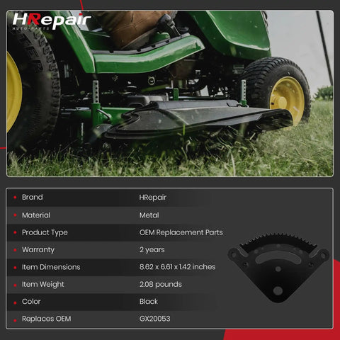 Badass Steering Sector Pinion Gear Rebuild Kit crushes worn mower teeth on a green lawn tractor in action.