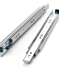 Premium Heavy Duty Full Extension Drawer Slides, Dead Smooth Side Mount Ball Bearing Cabinet Rails, Locking And Rust Resistant 58 Inch shown