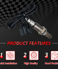 Downstream Oxygen Sensor For 2010 Toyota 4Runner 2.7L L4 Plug And Play Direct Fit Replacement, OEM-grade sensor with wire harness