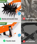 Detailed comparison of Rotary Cultivator Garden Tool With Adjustable Long Handle Tiller Featuring Star Shaped Rolling Tines