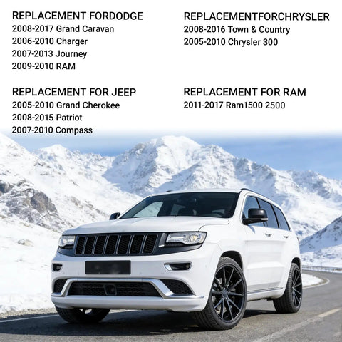 Top Shelf Universal Windshield Washer Hose Repair Kit With Four Meter Fluid Tubing six heavy duty connectors on white SUV in snowy background.