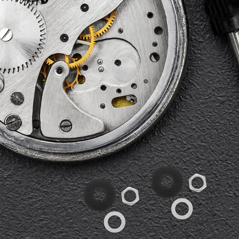 Must-Have Do It Yourself Quartz Clock Nuts And Washers Kit For Wall Clocks Assembly Fixing Hardware Set Replacement Parts For Clock Repair Multipurpose Clock Repair Tools And Accessories Easy Install Durable Clock Mechanism Hardware, metal washers and nuts