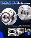 Drop In Direct Fit Wheel Hub Bearing And Assembly Replacement For Dodge Durango And Jeep Grand Cherokee 2011 To 2023, showing front and side views
