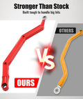 Rear Radius Arms And Rods Boxed High Clearance For Polaris RZR XP 1000 And XP 4 1000 2014 To 2025 With Adjustable Heim Joints Heavy Duty Steel Powder Coated Red comparison image