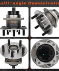 Rear Wheel Hub And Bearing Assembly Fits Pontiac Vibe 2003 2008 Toyota Celica 2000 2005 Corolla Matrix Prius 2004 2009 Scion tC 2005 2010 ABS 5 Lug FWD