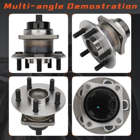 Rear Wheel Hub And Bearing Assembly Fits Pontiac Vibe 2003 2008 Toyota Celica 2000 2005 Corolla Matrix Prius 2004 2009 Scion tC 2005 2010 ABS 5 Lug FWD